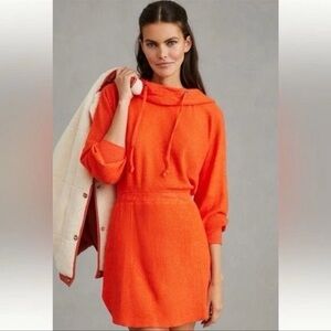 Anthropologie | Daily Practice Women’s Hooded Waffle Knit Pullover Dress Size M